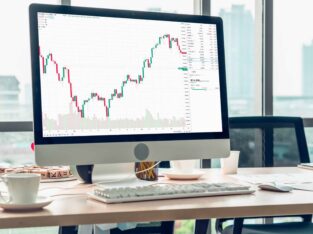 Stock market data chart analysis by ingenious computer software