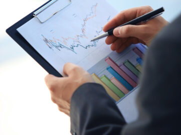 Stock market graphs monitoring